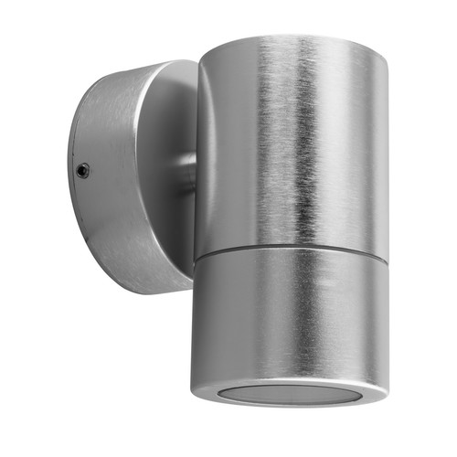 Smooth Pillar Outdoor Garden Wall Light 240V Aluminium 35W