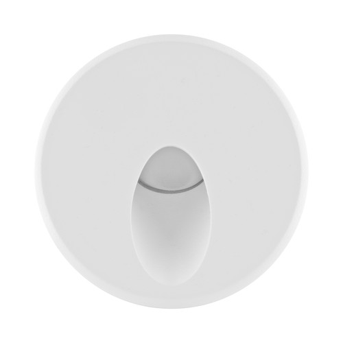 Quara 65 Round 630mA Low Level Wall Light White 3000K Warm White