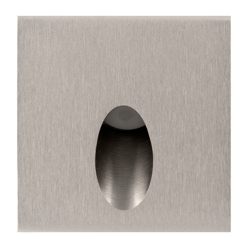 Quara Square 630mA Low Level Wall Light Nickel 3000K Warm White
