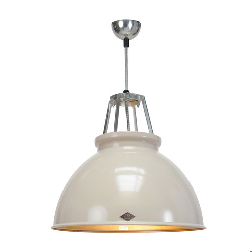 Titan Size 3 Pendant Light Putty Grey / Bronze 150W