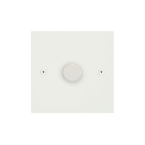 Horizon Square Dimmer Switch V-PRO Trailing Edge LED 1 gang 120 watt 2 way Primed White