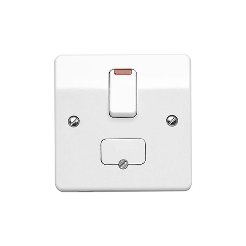 MK Logic Plus Cooker Switch 13A DP flex connection unit White