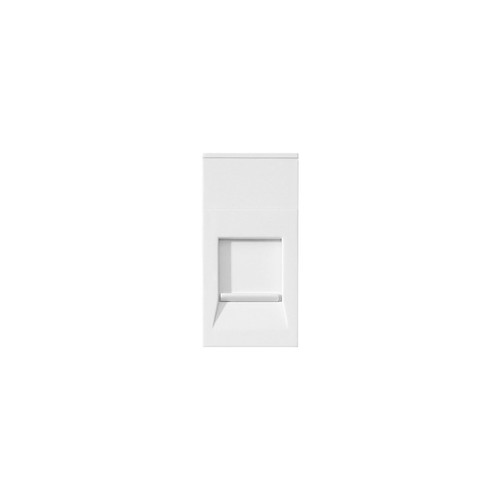 Grid Blank Modules RJ45 CAT 6 data module White