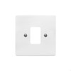 MK Logic Plus Plate Grid 1 gang grid plate White