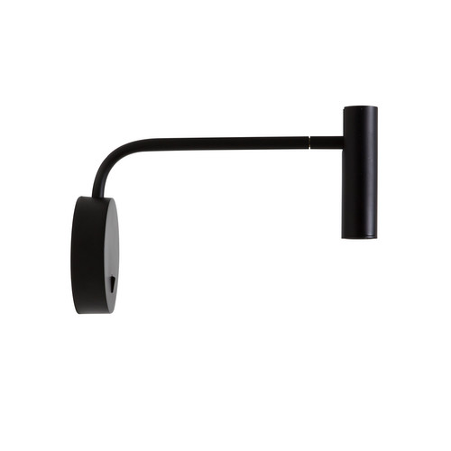 Enna LED Wall Light 240V Matt Black 4.7W
