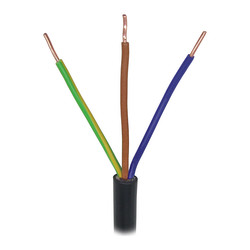 Tough Rubber Flexible Cable 1.0mm² 3 Core