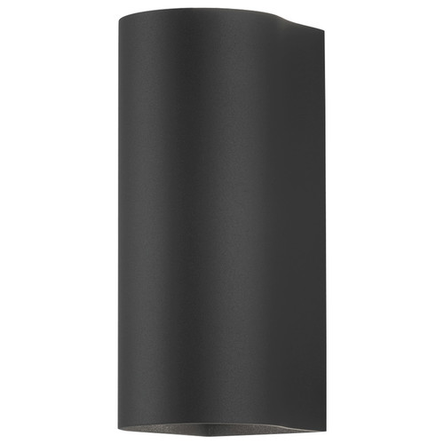 Dunbar 255 LED Up and Down Wall Light 240V Textured Black 7.5W