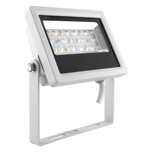 LED White Outdoor Garden Floodlight 240V 10W (=100W) 3000K Warm White