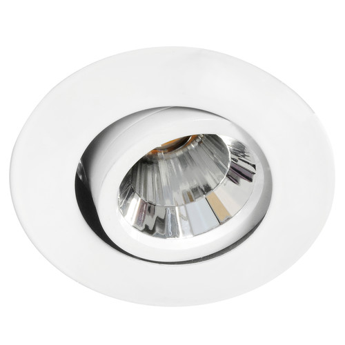 Blaze Fire Rated Adjustable LED Downlight Warm White (2700K) 7W (=75W) White
