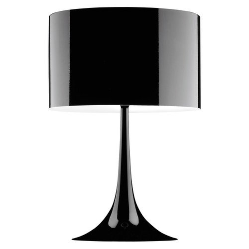 Spun T2 Table Lamp 250W Black