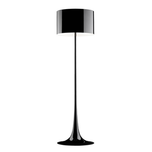 Spun Standing Floor Lamp 250W Black
