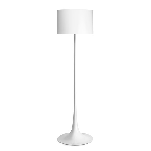 Spun Standing Floor Lamp 250W White