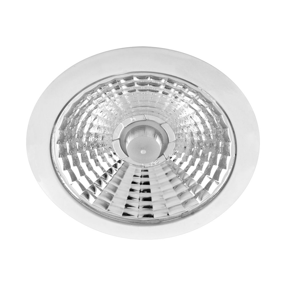 Blaze Low Profile Fire Rated Fixed LED Downlight 30° Beam Angle Warm White (3000K) 7W White — view 1