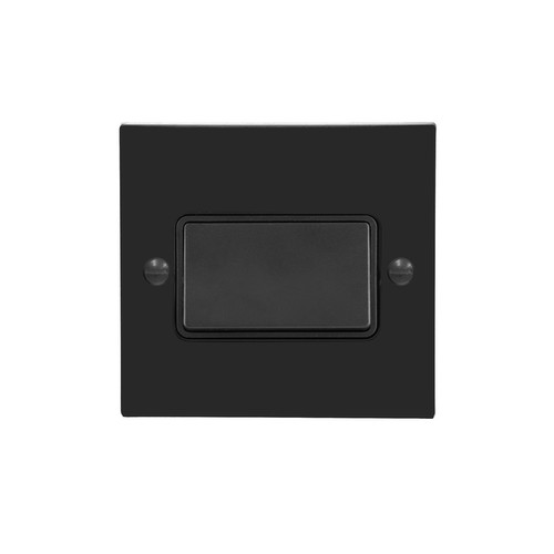 Fan Isolator Switch 1 gang Matt Black
