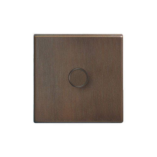 Morpheus Screwless Dimmer Switch V-PRO Trailing Edge LED 1 gang 100 watt 2 way Chocolate Bronze