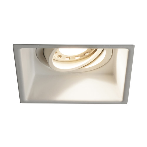 Minima Adjustable Square Fire-Rated Downlight GU10 240V 6W White
