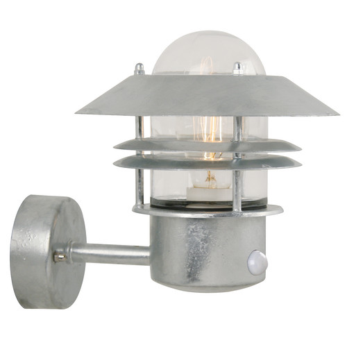 Blokhus Up Sensor Outdoor Garden Wall Lantern Light 60W Steel