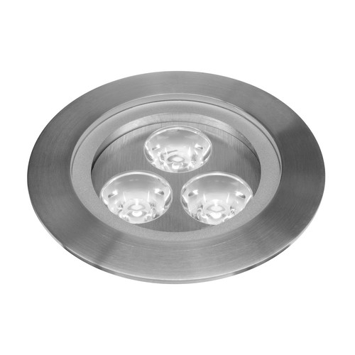 LED Recessed Uplight 350mA Stainless Steel Blue