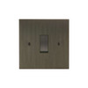 Horizon Square Rocker Switch 1 gang 20 amp 2 way Jordan Bronze