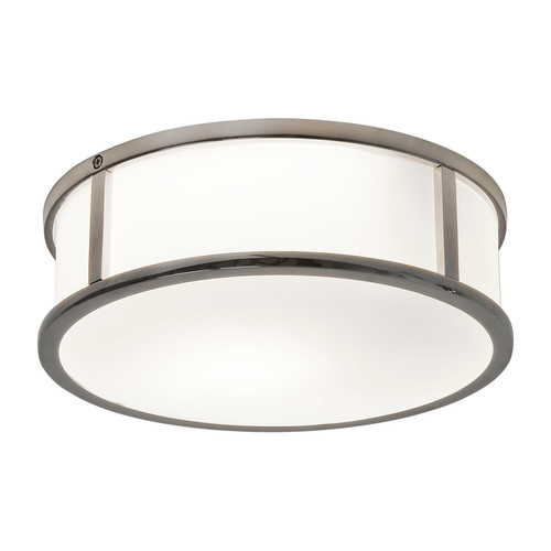 Mashiko 230 Flush Ceiling Light 240V Polished Chrome 60W