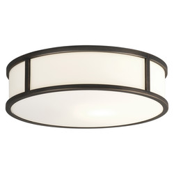 Mashiko 300 Flush Ceiling Light 240V Bronze 60W