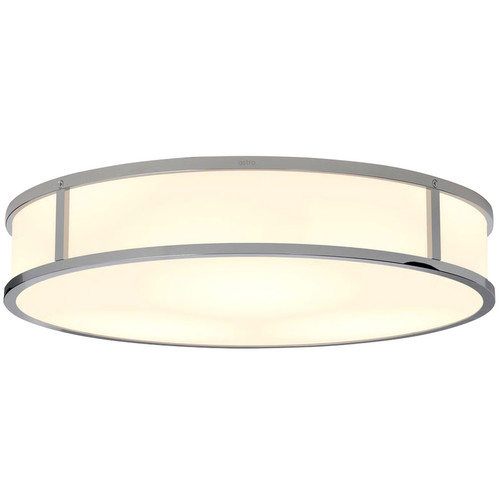 Mashiko 400 Flush Ceiling Light 240V Polished Chrome 3x42W