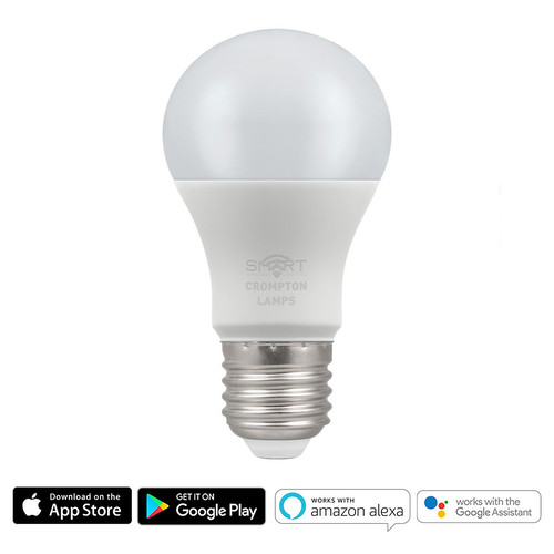 LED Smart GLS RGBW ES 240V Light Bulb 8.5W RGB Warm White 3000K