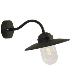Luxembourg Outdoor Garden Wall Light 240V 60W Black