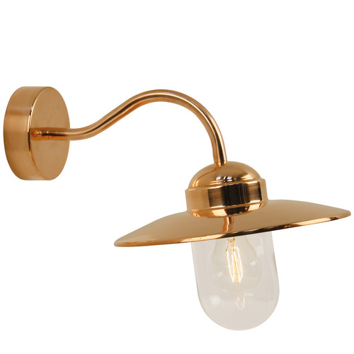 Luxembourg Outdoor Garden Wall Light 240V 60W Copper