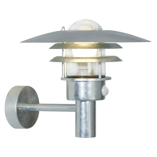 Lonstrup Exterior Wall Light Sensor 240V 60W Stainless Steel