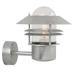 Blokhus Up Outdoor Garden Wall Lantern 60W Galvanized Steel