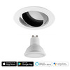 Elegant Adjustable Downlight GU10  RGB Tunable White Smart LED 5W (=50W) RGB CCT 2700-6500K