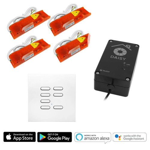Wise Wi-Fi Pack Room Kit includes Keypad 240V 4x250W