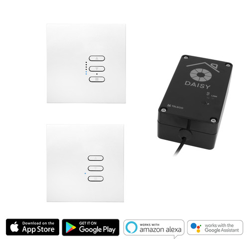 Wise Wi-Fi Fusion Kit includes 1 gang Master and 1 gang Slave Keypads 240V 450W