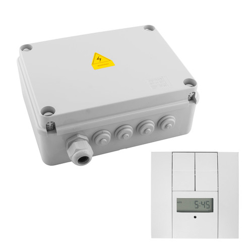 Wise Box Receiver Time Clock Kit 4 Channel, 5 Amps / Circuit