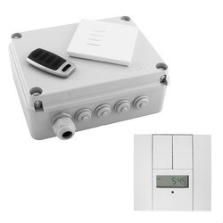 Wise Box Time Clock Kit includes Keypad, Key Fob & Time Clock 4 Channel, 5 Amps / Circuit