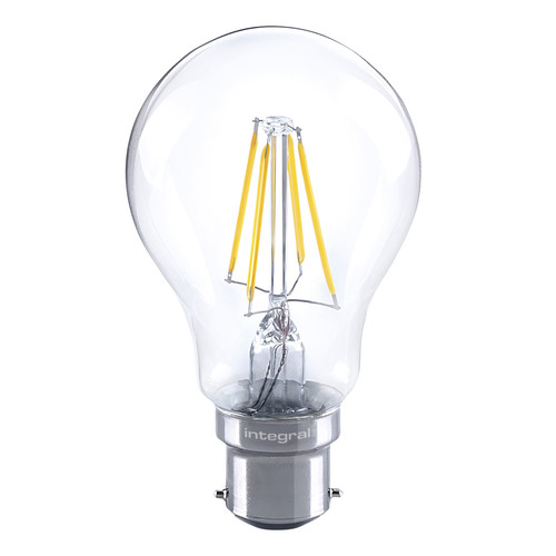 BC LED 1055lm 240V Dimmable Clear Light Bulb 7.8W 2700K Warm White