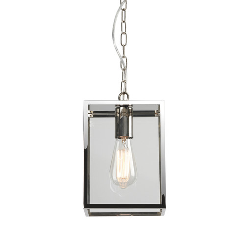 Homefield 240 Outdoor Pendant Light 240V 60W Polished Nickel
