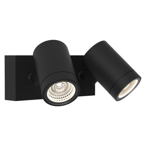 Bayville Twin Outdoor Garden Spot IP65 240V 16.4W Textured Black
