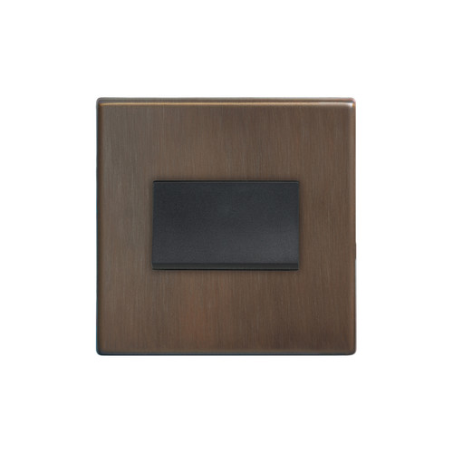 Morpheus Fan Isolator Switch Screwless 1 gang fan isolator switch Chocolate Bronze