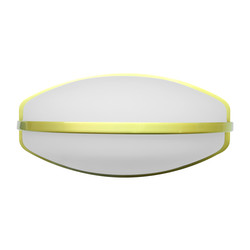 Gigo 23 Frosted Glass Wall Light 240V 100W Gold