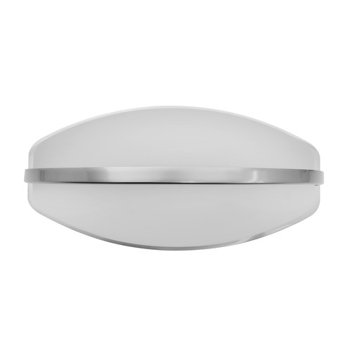 Gigo 23 Frosted Glass Wall Light 240V 100W Nickel