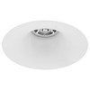 Gypsum Plaster Trimless Round Soft Edge Downlight GU10 240V White 50W