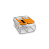 Wago 2 Way Compact Terminal Connector Block Clear 2W