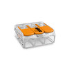 Wago 3 Way Compact Terminal Connector Block Clear 3W