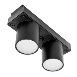 Slim Duet System LED Double Downlight 62° Black 4.6W 3000K Warm White