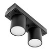 Slim Duet System LED Double Downlight 62° Black 5.3W 3000K Warm White