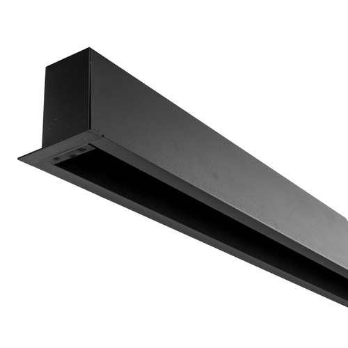 Slim Duet System Trimmed Recessed Track 24V Black 1500mm
