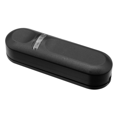 2 Core LED In-Line Push Dimmer 240V Black 4-25W