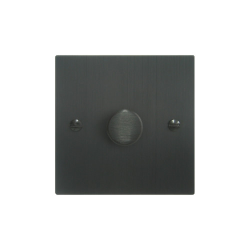 Dimmer Switch V-PRO Trailing Edge LED 1 gang 120 watt 2 way Black Aluminium